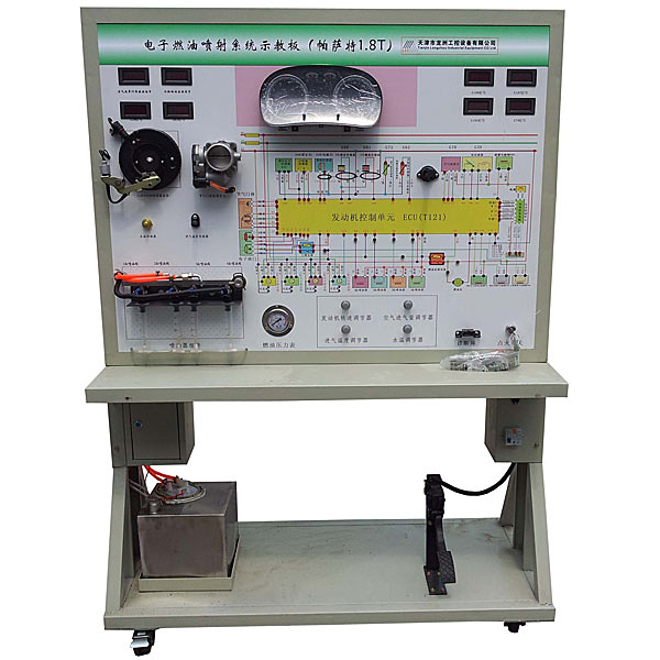 發動機電子燃油噴射實訓臺(圖1) 發動機電子燃油噴射實訓臺,液壓氣動綜合實訓臺